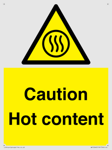 Caution Hot content